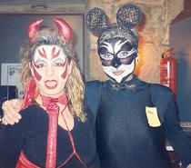 trajes de carnaval, pintar cara