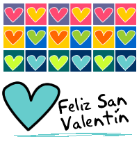 corazones feliz san valentín