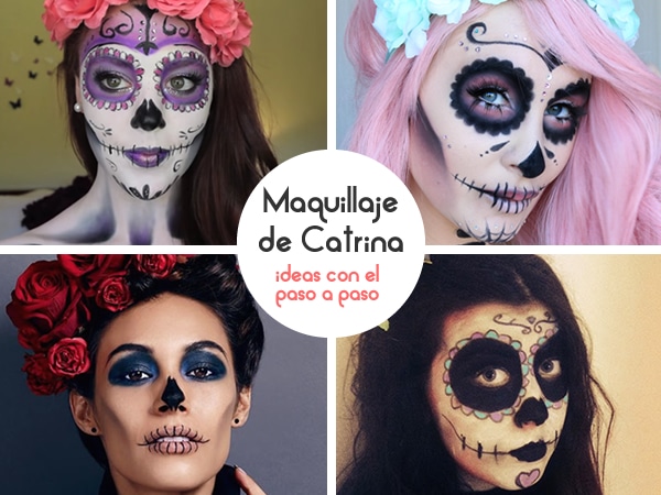 Ideas para maquillaje de Catrina que puedes hacer tu misma - Moda y estilo