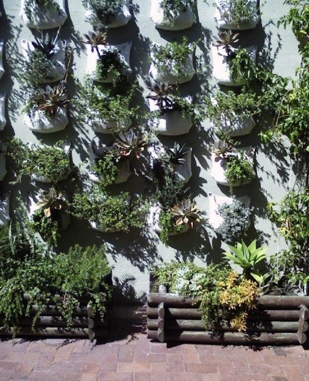 20 ideas sorprendentes para hacer jardines verticales en casa ... Interior Ideas Edificio Patio