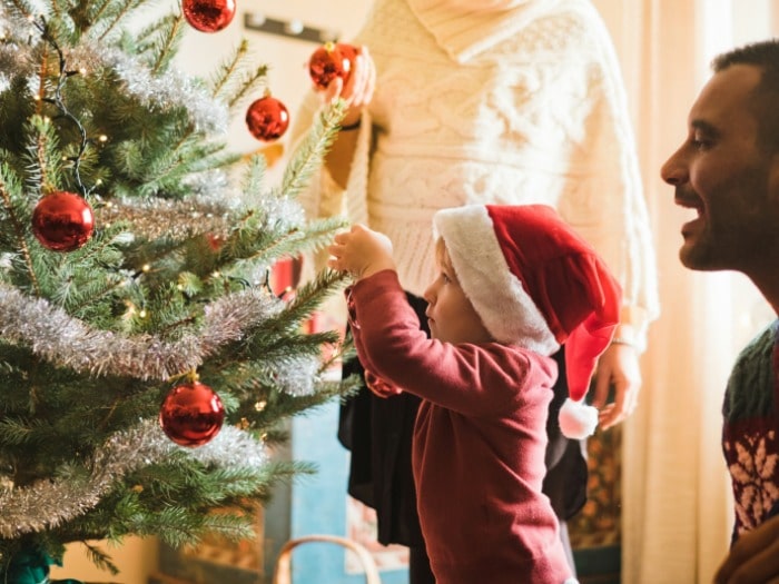 decorar salón navidades