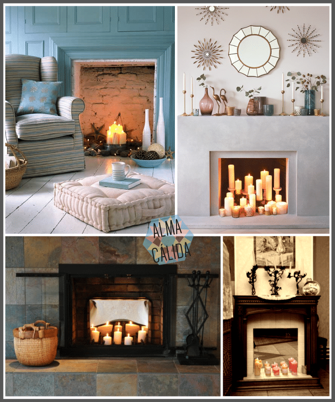 Cómo decorar el interior de las chimeneas interiorismo