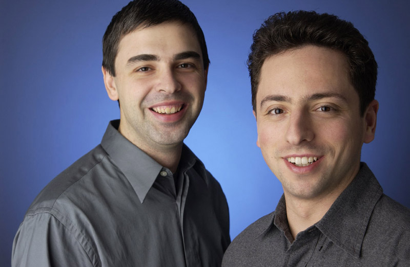 Larry Page y Sergey Brin, fundadores de Google