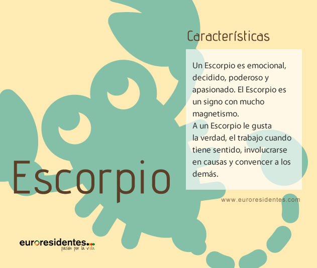 Características Escorpio