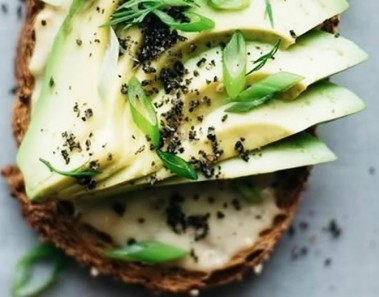 Tostadas con aguacate