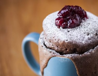 cómo hacer bizcocho en taza