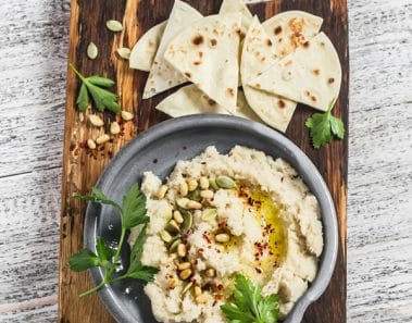 Recetas de humus: humus de coliflor