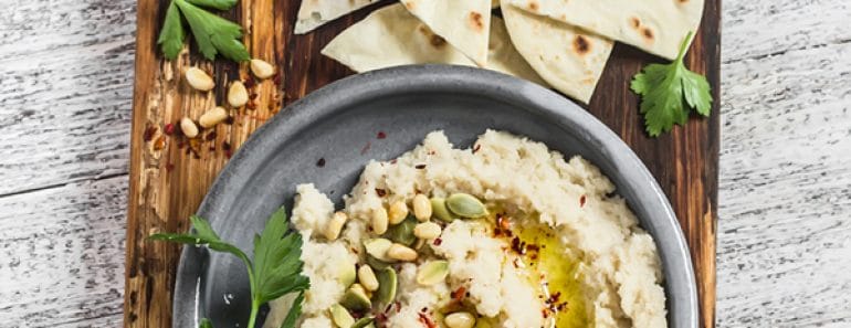 Recetas de humus: humus de coliflor