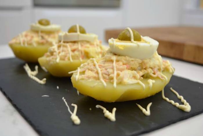 Tapas diferentes ensaladilla