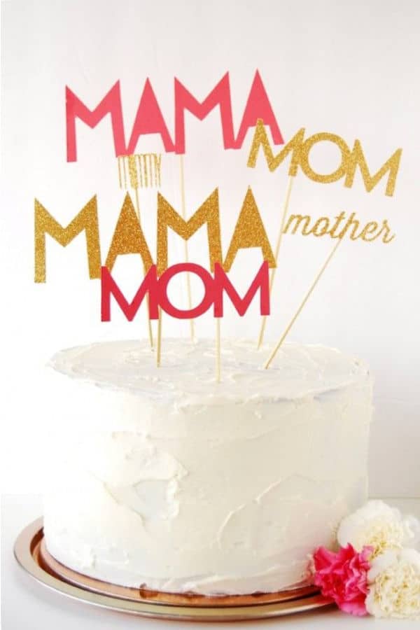Día de la Madre: decorar tartas o pasteles