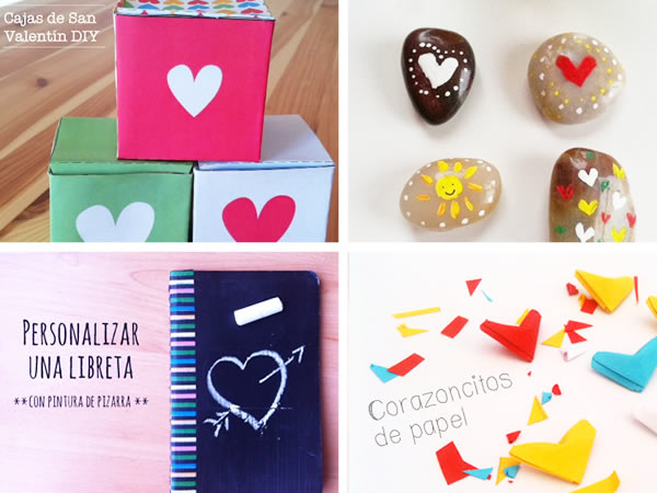 10 manualidades fáciles para San Valentín