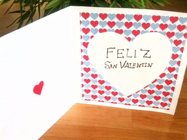 Hacer tarjetas de amor caseras