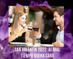 San Valentín 2022: al mal tiempo buena cara