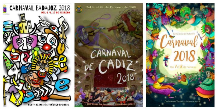 carteles carnaval españa