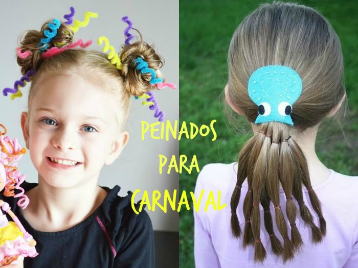 Peinados divertidos para Carnavales