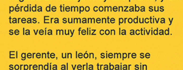 La fábula del león y la hormiga