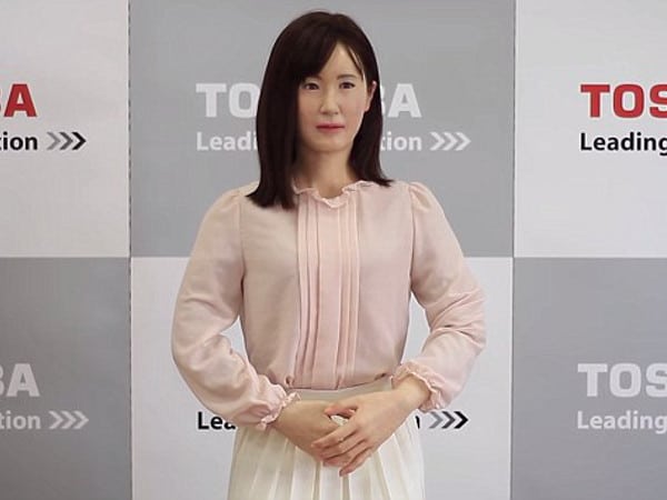 Aiko, la robot humanoide de Toshiba para la atención al cliente