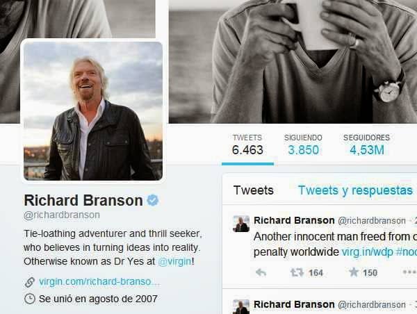 Empresarios de éxito: Sir Richard Branson