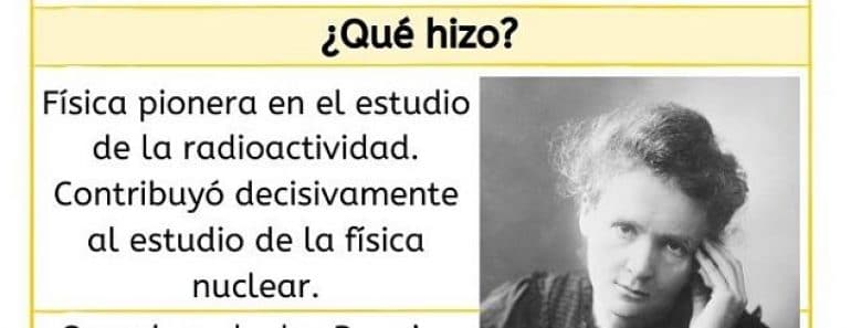 Breve historia de Marie Curie