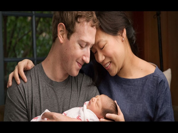 Zuckerberg, Priscilla y su hija Max