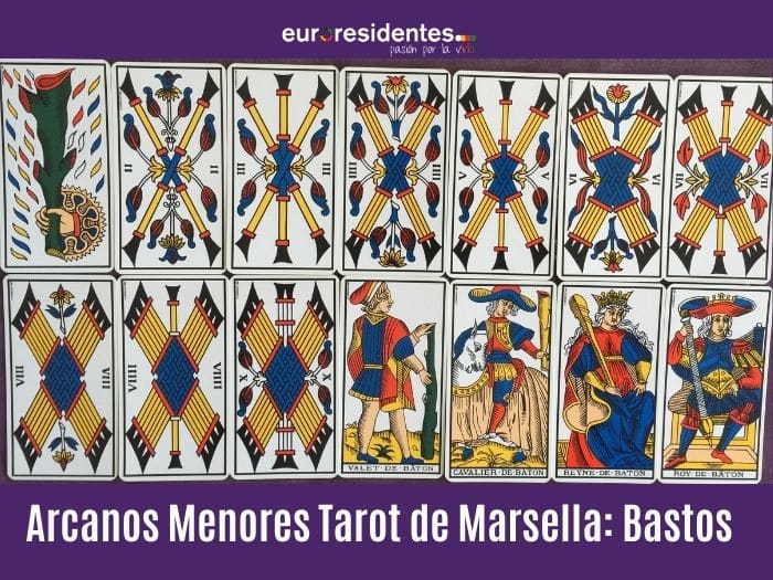 acción doblado Besugo 57- Arcanos Menores Tarot Marsella: Bastos - Curso de Tarot