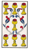 Tarot Marsella: Siete de Copas 