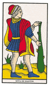 Tarot Marsella: Sota Bastos