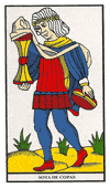 Tarot Marsella: Sota de Copas