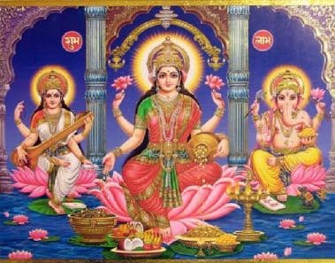 Lakshmi diosa indú de la riqueza, abundancia, prosperidad...