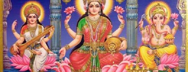 Lakshmi diosa indú de la riqueza, abundancia, prosperidad...