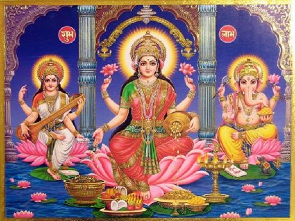 Lakshmi  diosa de la belleza indú