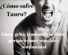 ¿Cómo sufre Tauro?