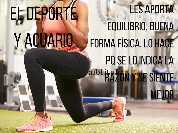 Acuario y el Deporte