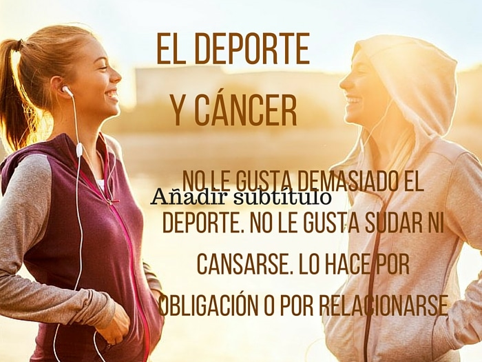 Cáncer y el Deporte