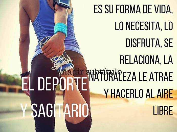 Sagitario y el Deporte