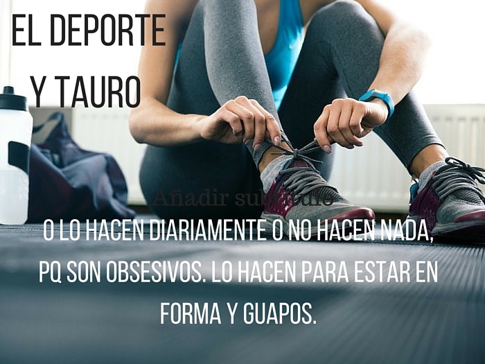 TAURO Y EL DEPORTE