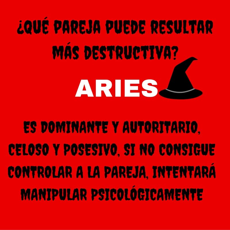 ¿Sería Aries una pareja destructiva?