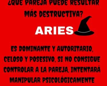 ¿Sería Aries una pareja destructiva?