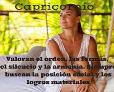 Valores Capricornio