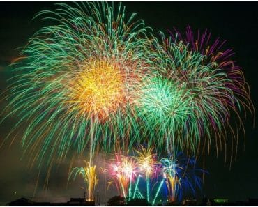 Fuegos artificiales de la Noche de San Juan
