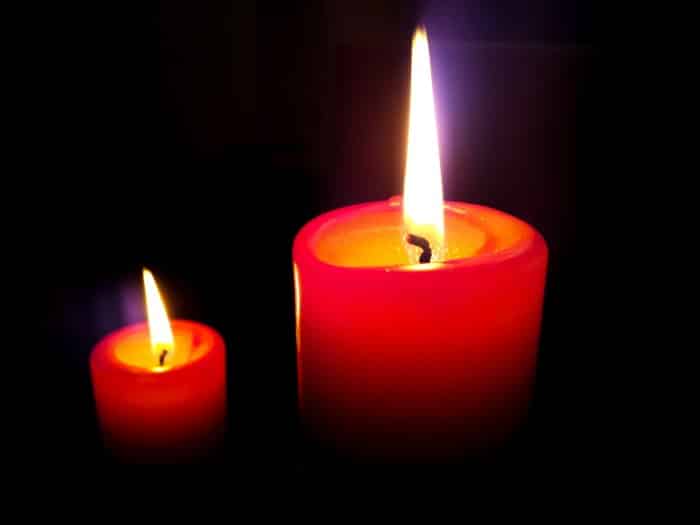 Velas rojas para un Ritual para el Amor