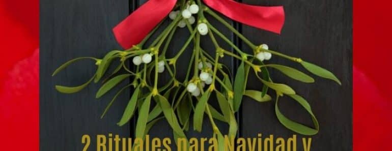 2 Rituales de la suerte para Navidad y Nochevieja: brindis y muérdago