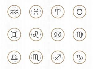 Los símbolos del zodiaco