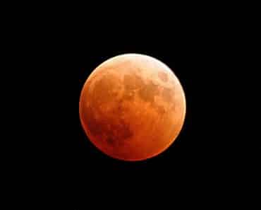 Eclipse de la Luna de sangre o Luna roja
