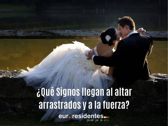 ¿Qué Signos llegan al altar arrastras?