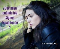 ¿Qué pasa cuándo tocan fondo los Signos?