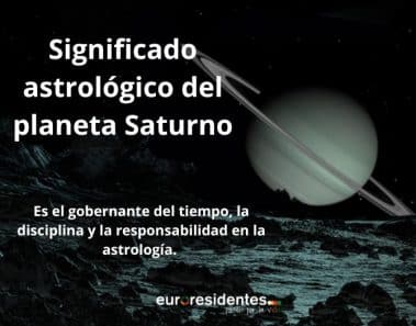 Significado astrológico del Planeta Saturno