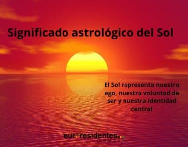 Significado astrológico del Sol