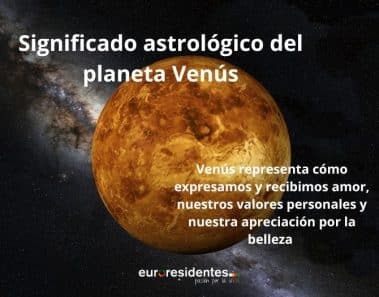 Significado astrológico del planeta Venus