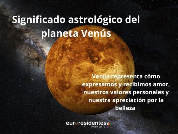 Significado astrológico del planeta Venus
